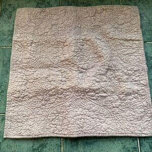 Pottery Barn Belgium Flax Linen Floral Sham